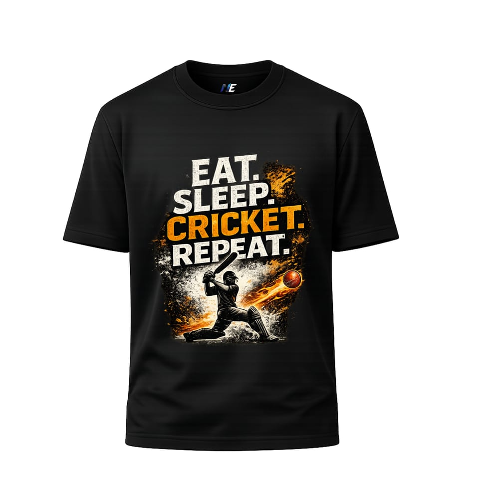 Eat. Sleep. Cricket. Repeat. T-Shirt